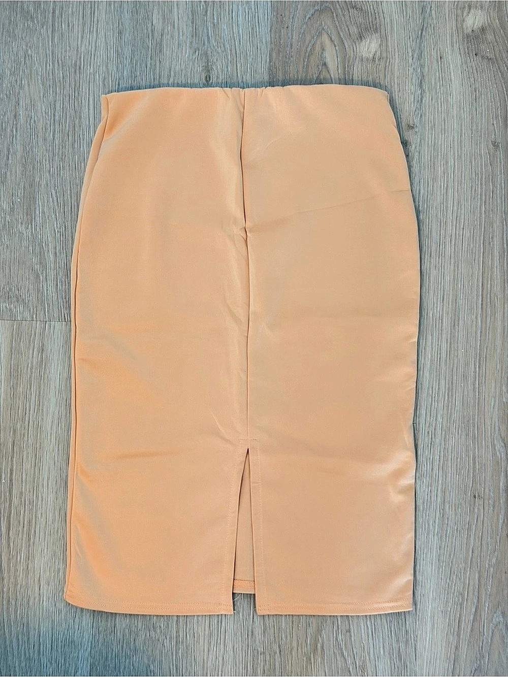 Missguided Orange Midi Skirt